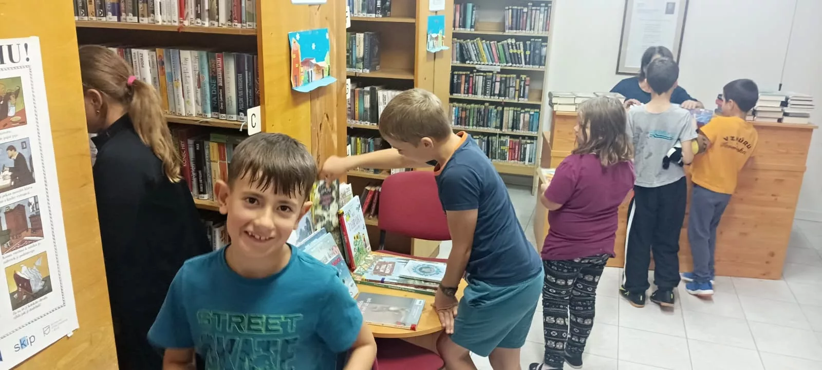 V knihovně Staré Hamry